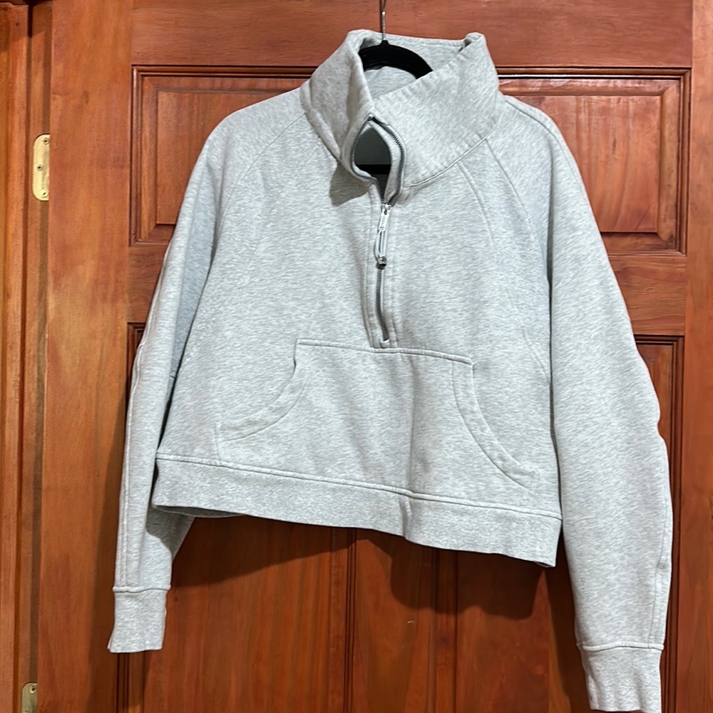 LuluLemon Scuba oversized funnel-neck 1/2 zip